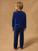Pijama con dinosaurio de terciopelo MUIVELAGE / 25E5PGE6PYJC209