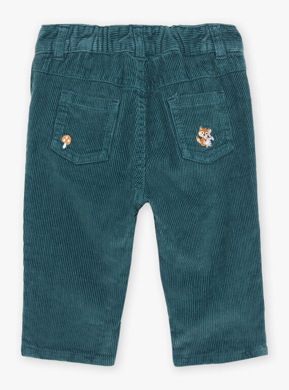 Pantalón de pana azul pato DANOE / 22H1BGU2PAN714
