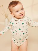 Body de color vainilla con estampado de verduras de fantasía FACUNCAN / 23E1BGB1BOD114