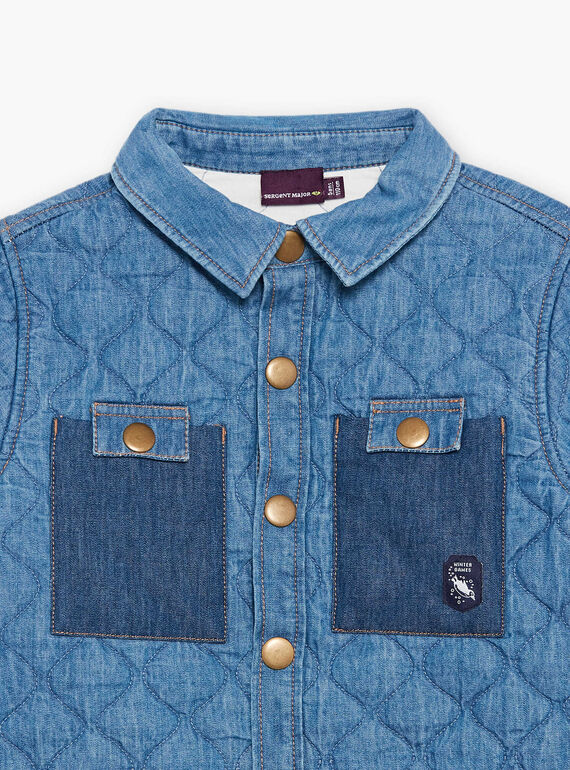 Sobrecamisa acolchada vaquera DUQUILTAGE / 22H3PGY1SCHK005
