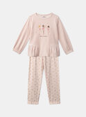 Pijama con bailarinas de terciopelo LUICLETTE / 24H5PF34PYJ311