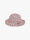 Gorro bob nude con estampado de flores FAWINA / 23E4BFQ1CHAD319