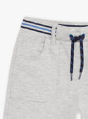 Bermudas de color gris jaspeado para niño 22E3PGT1BERJ920