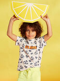 Conjunto de playa de color crudo, amarillo y azul para niño CYOPLAGE4 / 22E3PGS3ENS001