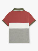 Polo colourblock con dinosaurio FRIPLAGE1 / 23E3PGD1POL628