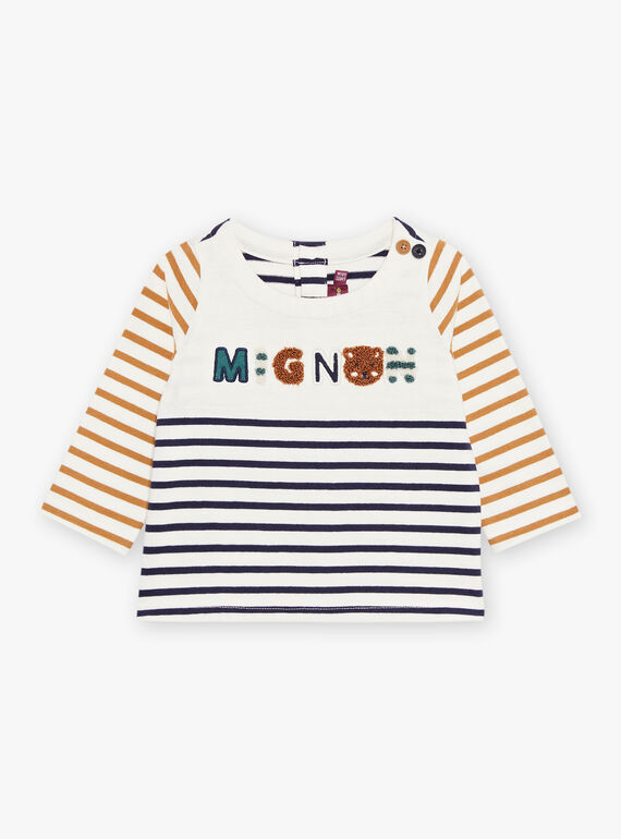 Camiseta marinera de manga larga DANIGEL / 22H1BGU2TML070