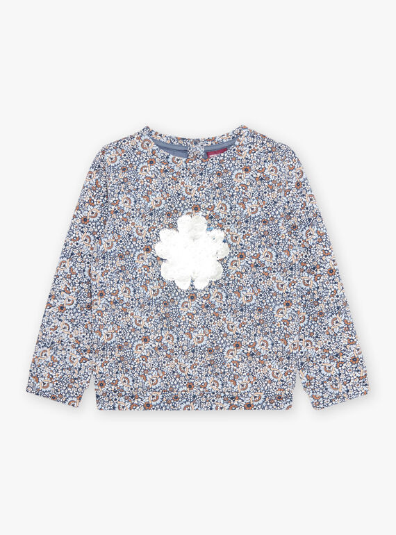 Sudadera con estampado floral y dibujo de copo y lentejuelas reversibles DIASWETTE / 22H2PFY1SWEC206