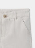 Pantalones de traje beige KRESAMAGE / 24E3PGL1PANA016