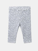 Legging de color crudo con estampado floral LACELINE / 24H1BFJ1LG001