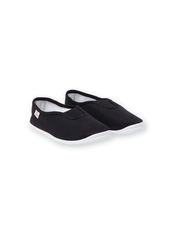 Zapatillas de gimnasia de color negro para niña GFRYTHMIQ1 / 19WK35B2D09090