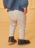 Legging de color crudo con estampado floral LACELINE / 24H1BFJ1LG001