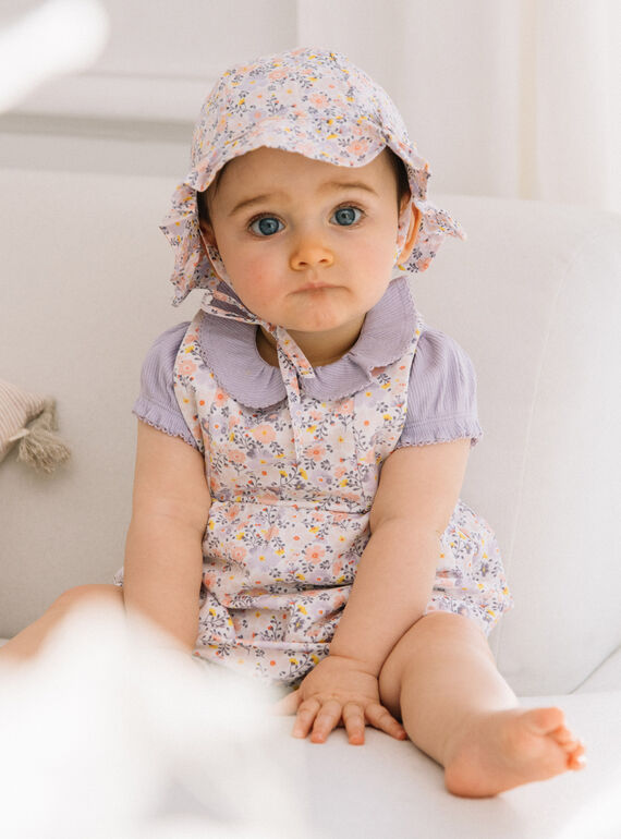 Gorro de popelina con estampado floral FODELA / 23E0AFT1CHA000