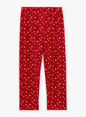 Pijama de Navidad rojo de terciopelo GRUPAYETTE / 23H5PFG2PYJ050