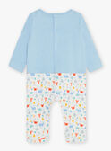 Pelele con estampado de ballena y calcetines para bebé niño CEIACOB / 22E5BG51GREC232