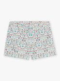Short vaquero con estampado floral para niña CUISHOETTE / 22E2PFJ1SHO632