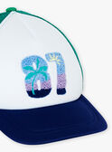 Gorra blanca y verde LACASCAGE / 24H4PGI1CHA000