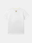 Camiseta dinosaurio color crudo KLAPLOCAGE / 24E3PGN3TMC000