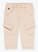 Pantalón cargo beige claro GABERNARD / 23H1BG71PAN801