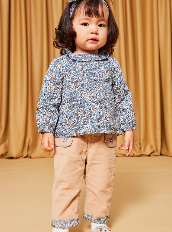 Pantalón beige de pana DAREGINE / 22H1BFY1PANI820