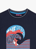 Camiseta con estampado de ola y surfista FOWAVAGE / 23E3PGC1TMC070