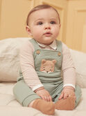 Body, peto y calcetines de color caqui y avellana LOIC / 24H0CG12ENS604