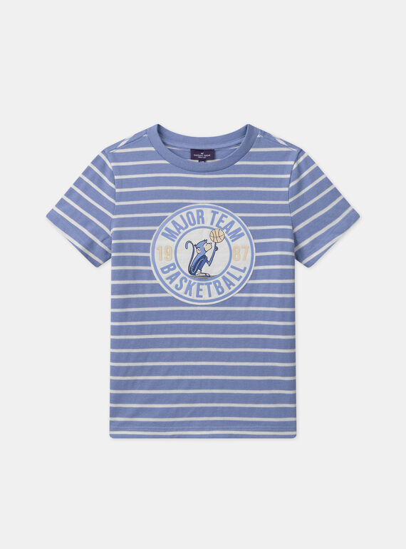 Camiseta a rayas de mono MEMONKAGE / 25E3PG81TMC221