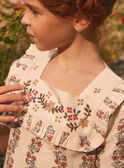 Blusa de flores con volantes KIBLETTE / 24E2PFC1CHE114