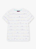 Camiseta blanca para niño COARAGE / 22E3PGN2TMC000