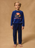 Pijama con dinosaurio de terciopelo MUIVELAGE / 25E5PGE6PYJC209