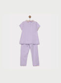 Pijama de color malva REJUSETTEX / 19E5PF76PYJ328