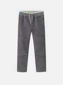 Pantalones Gris de Terciopelo LADURAGE / 24H3PGQ1PANJ909