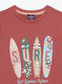 Camiseta con estampado de surf FISURFAGE / 23E3PGD2TMC303