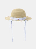 Sombrero de paja con estampado floral KAPETULA / 24E4BFN1CHA009