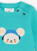 Jersey de color turquesa ZAKEVIN / 21E1BGJ1PULG621