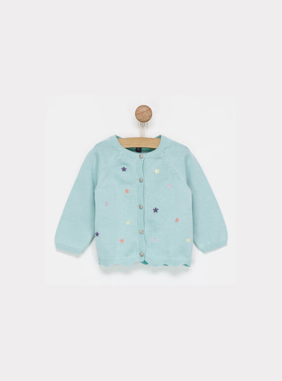 Light green Cardigan NAORTENSE / 18E1BFJ2CAR629