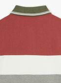 Polo colourblock con dinosaurio FRIPLAGE1 / 23E3PGD1POL628