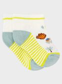 Calcetines cortos de color amarillo RASTEPH / 19E4BGM2SOB632