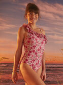 Bañador de color nude con estampado de flores KLUINDEF / 24E2FFG1D4KC204