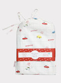 Juego de cama de color crudo con estampado de coche TIPARURVOI / 20EZEN73PLC000