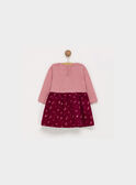Dark rose Dress PANINON / 18H1BFK1ROB313