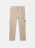 Pantalón cargo beige MEDIAGE / 25E3PG81PAN806