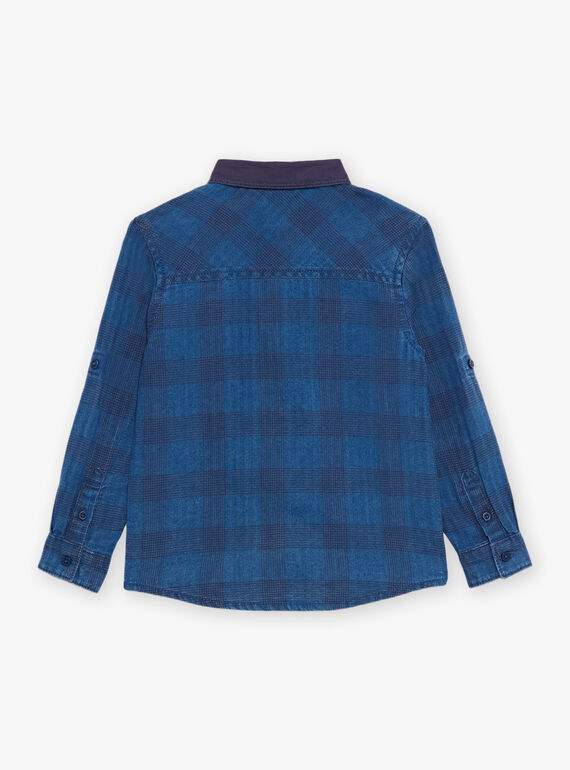 Camisa azul de cuadros DACHEMAGE / 22H3PG51CHMC207
