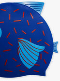 Gorro de piscina azul tinta de pez FRYTETAGE / 23E4PGL1D4YC214