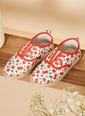 Slip-on de color crudo con estampado de cerezas FABALETTE / 23N10PF41D16001