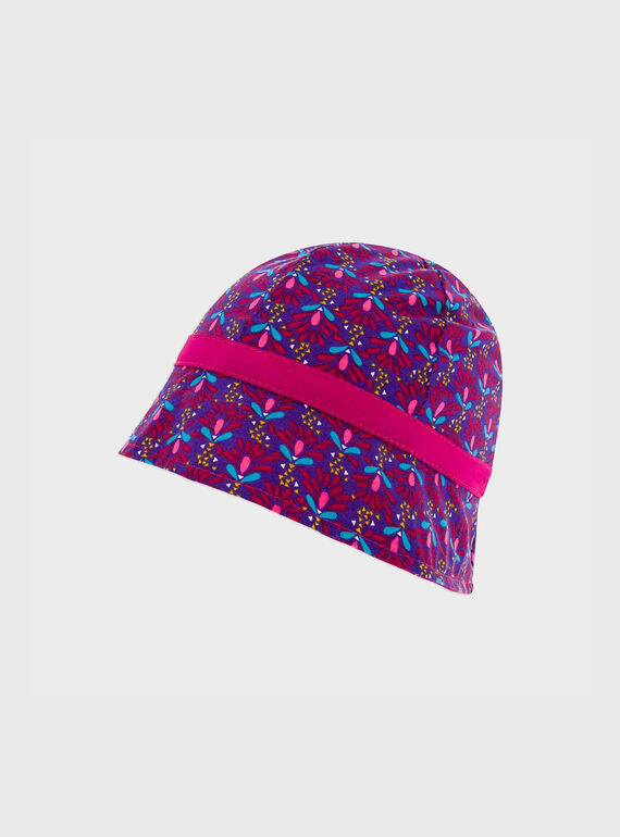 Sombrero estampado de color violeta ROTAVETTE / 19E4PFM2CHA703