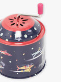 Molino de música de color rojo con estampado de espacio SMATI0036ESPACE / 23J7GM71BAM099