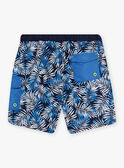 Bañador azul con estampado de hojas para niño CYSHORTAGE / 22E4PGO6MAI622