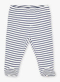 Pijama azul y blanco con estampado de rayas KEDOURSON / 24E5BG51PYJ001