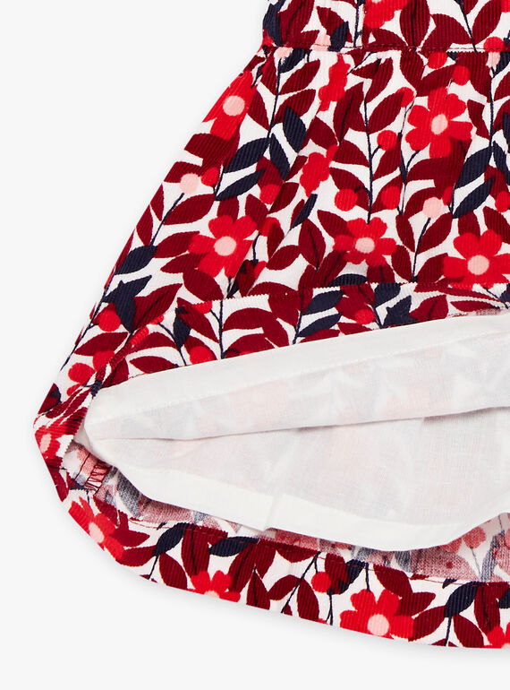 Pichi de terciopelo con estampado floral DAOLIVE / 22H1BFX1CHS001