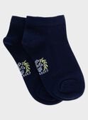 Calcetines cortos de color azul marino RITRUAGE / 19E4PGF1SOB070